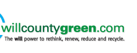 Willcountygreen.com in green lettering