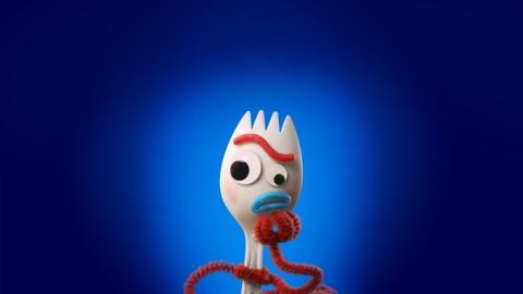 Picture of Forky from Toy Story 4.