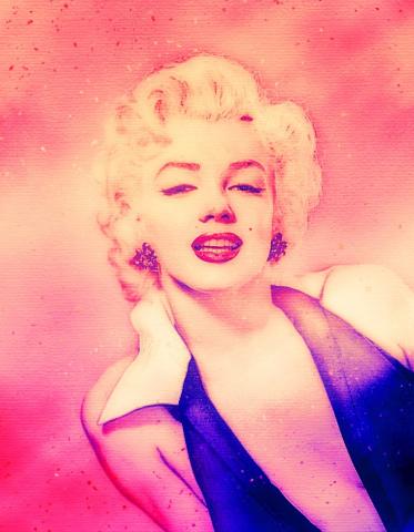 Color photo of Marilyn Monroe