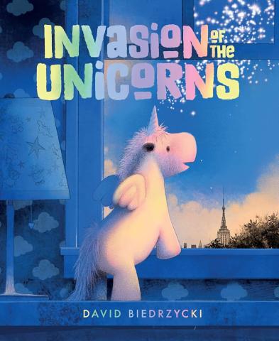 Picture of the book, "Invasion of the Unicorns" 