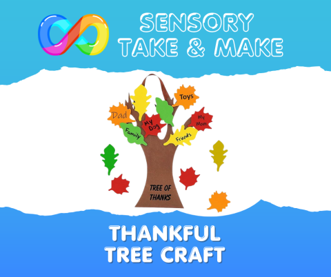 Sensory Take & Make: Thankful Tree Craft