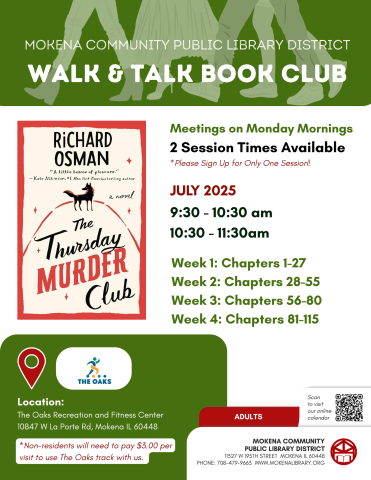 July Walk & Talk Book Club