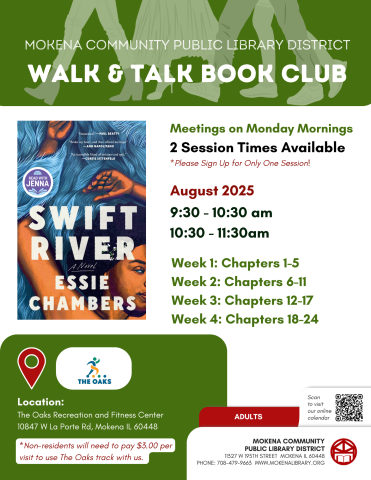 August 2025 Walk and Talk Book Club