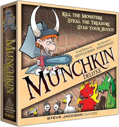 An image of the board game Munchkin.