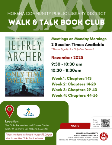 Walk & Talk Book Club Only Time Will Tell Jeffrey Archer
