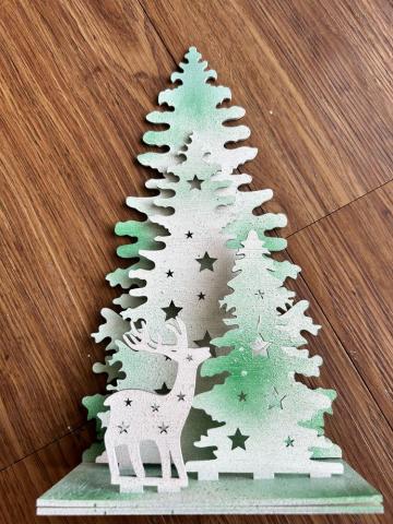 An image of a craft featuring a reindeer.