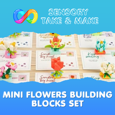 Sensory Take & Make: Mini Flowers Building Blocks Set