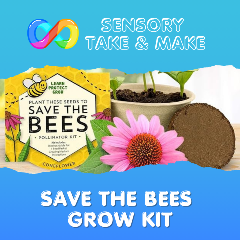 Sensory Take & Make: Save The Bees Grow Kit