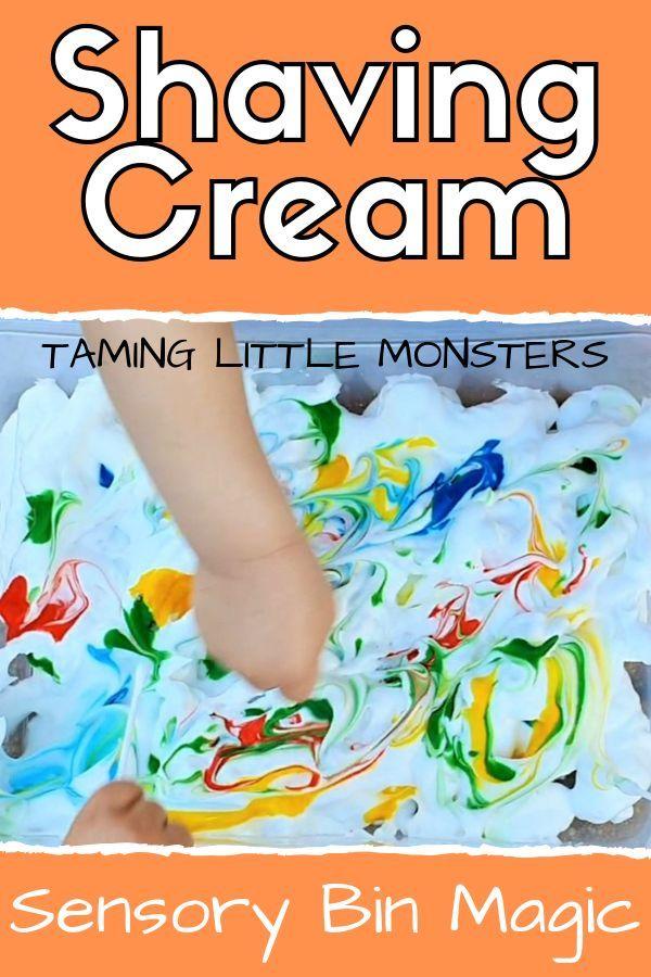 Picture of Shaving Cream Sensory Bin