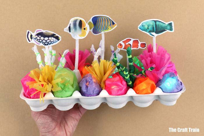 Glow Coral Reef Craft