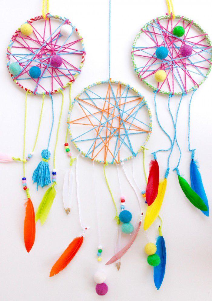 picture of dream catcher crafts for kids