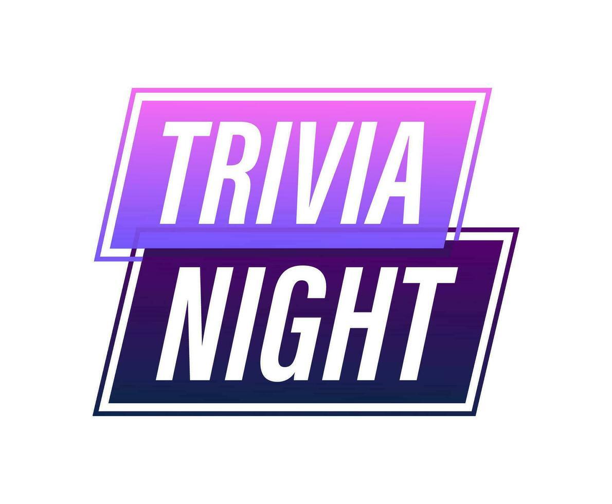 A trivia night logo.