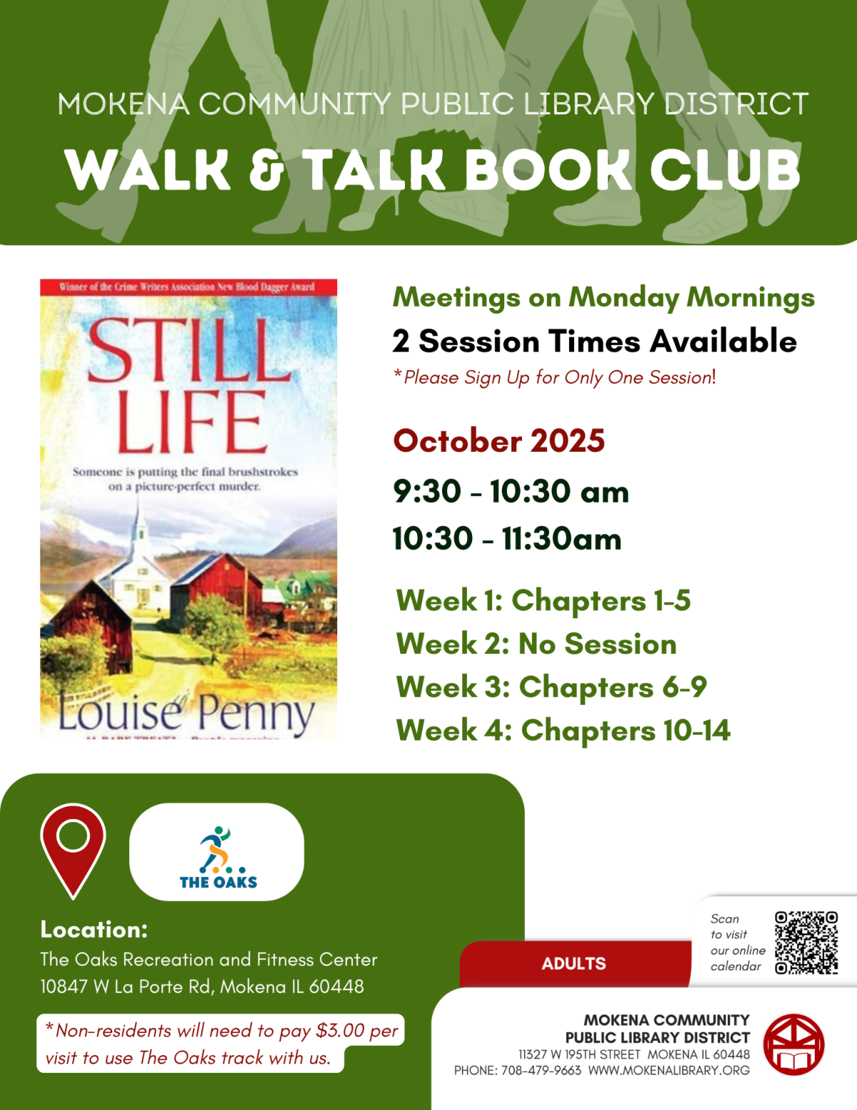 October 2025 Walk & Talk Book Club