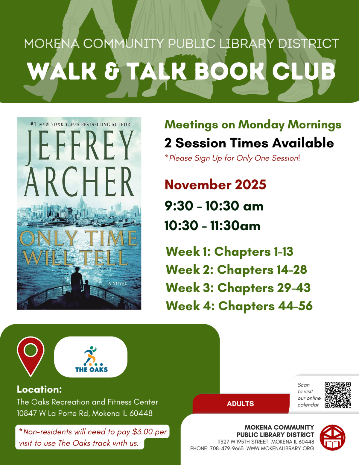 Walk & Talk Book Club Only Time Will Tell Jeffrey Archer