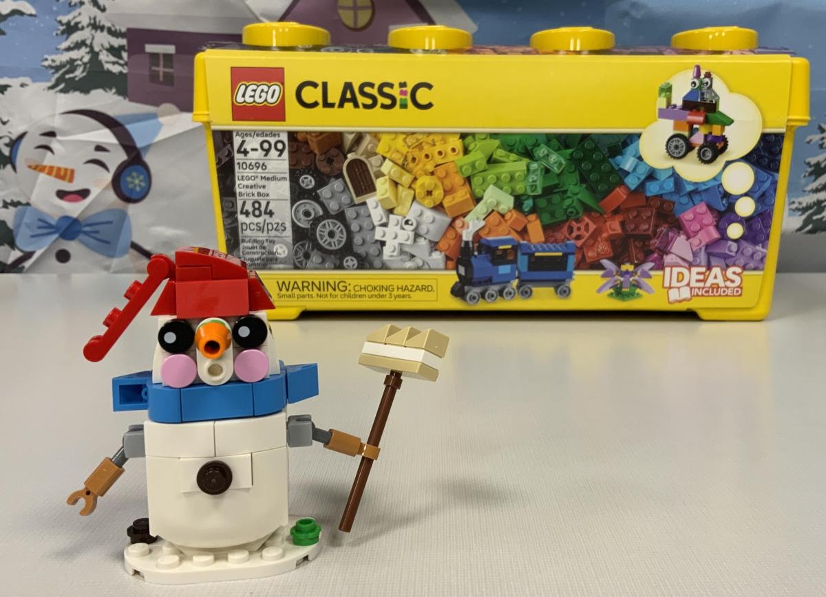 Lego Snowman with Building Kit