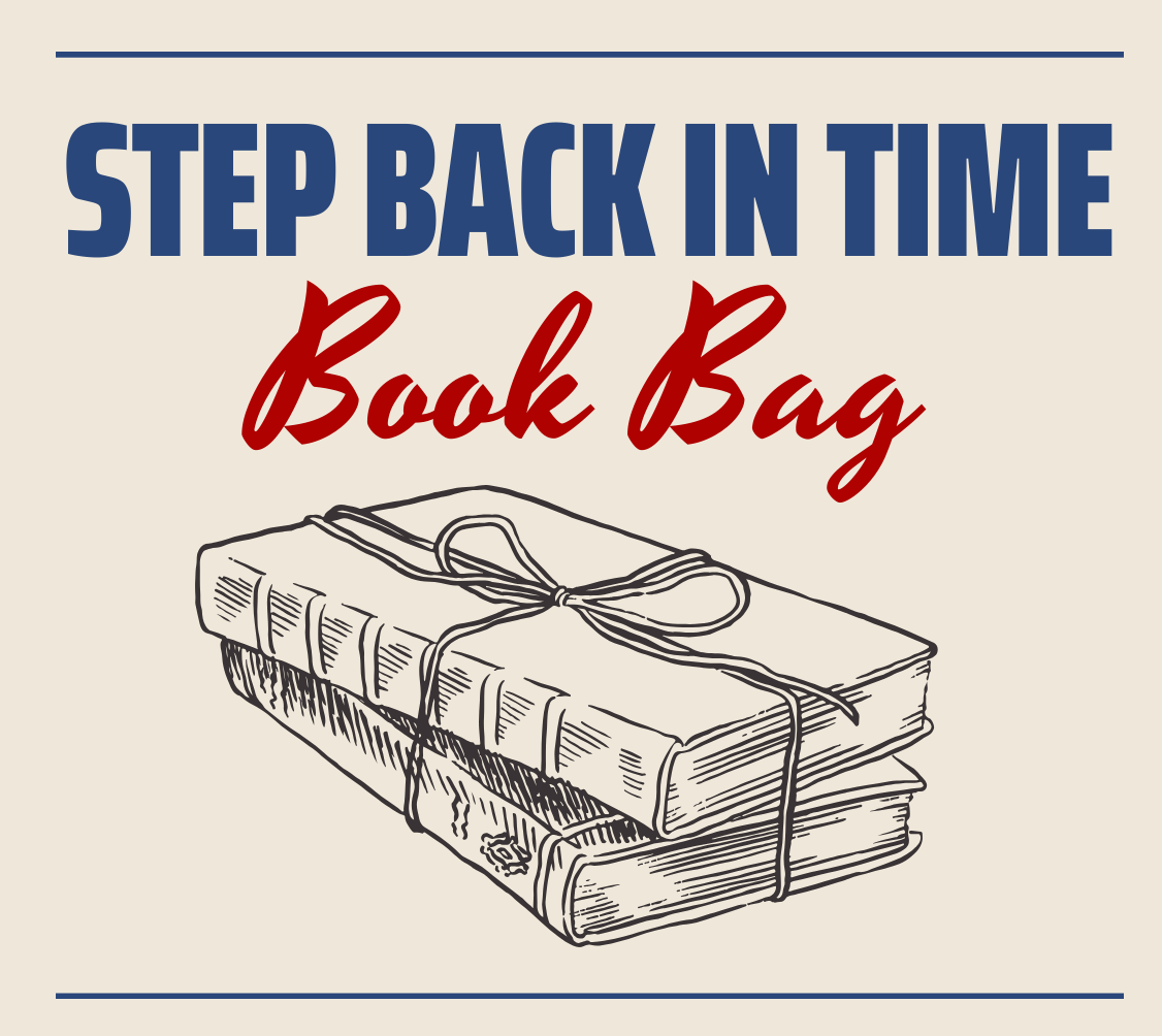 Step Back in Time Book Bag