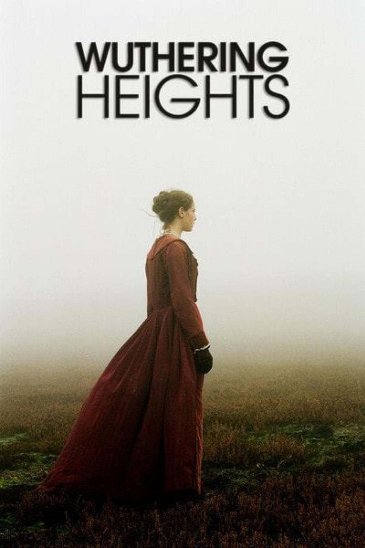 Cover art for Wuthering Heights, woman on a moor